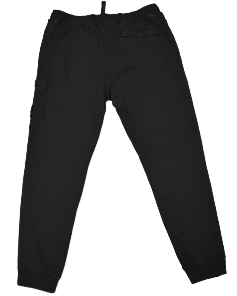 Stone Island Cuffed Joggers Black back view