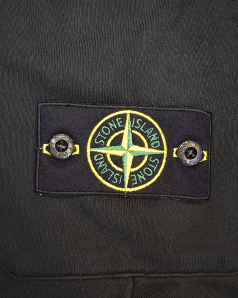 Stone Island Cuffed Joggers Black detail view