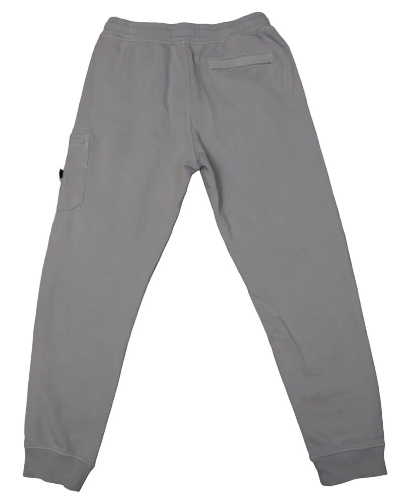Stone Island Old Treatment Cuffed Joggers Grey back view