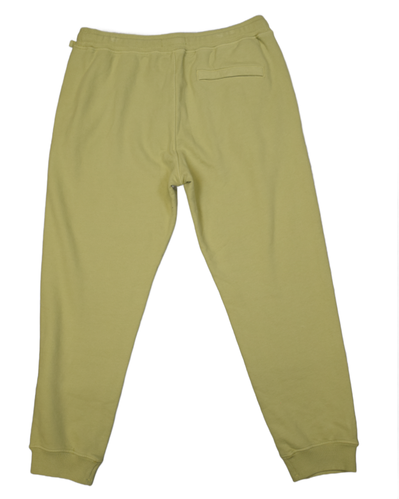 Stone Island Rubber Print Cuffed Joggers Yellow back view