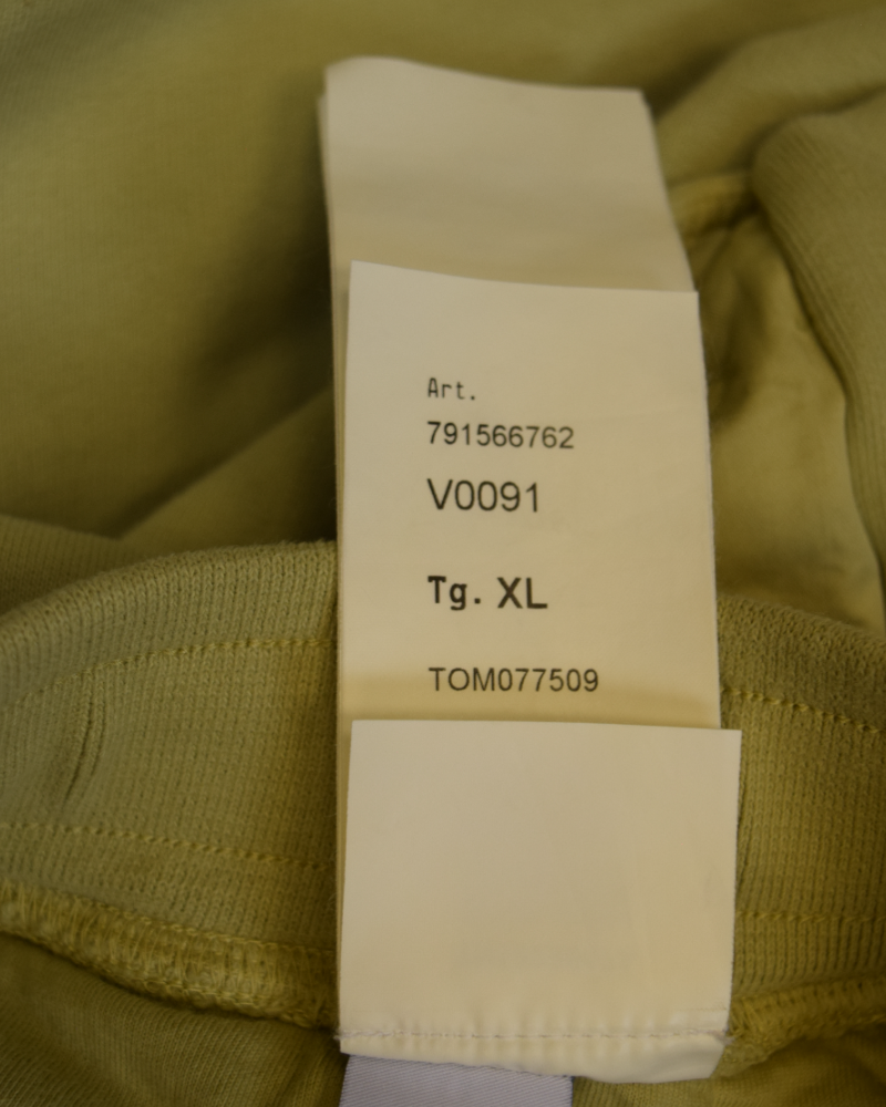 Stone Island Rubber Print Cuffed Joggers Yellow detail view