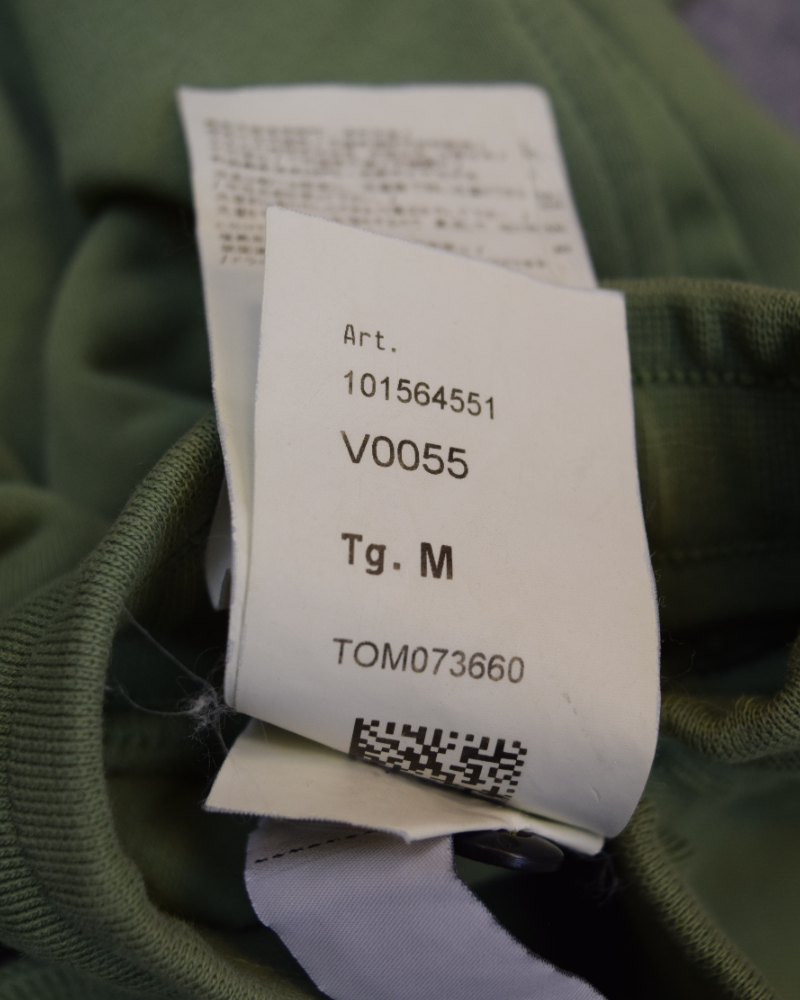 Stone Island Cuffed Joggers Green detail view