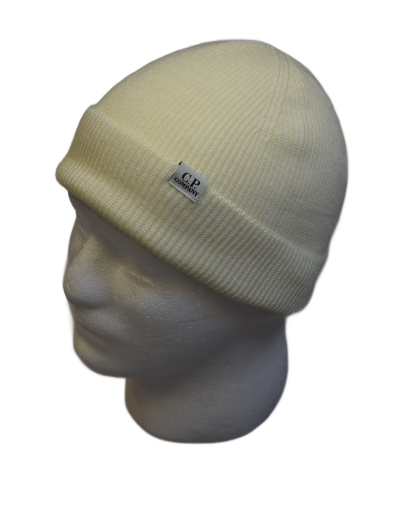 C.P. Company Knit Cap Beige detail view