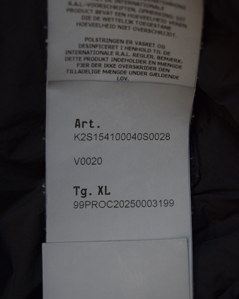 Stone Island Seamless Tunnel Down TC Hooded Navy detail view