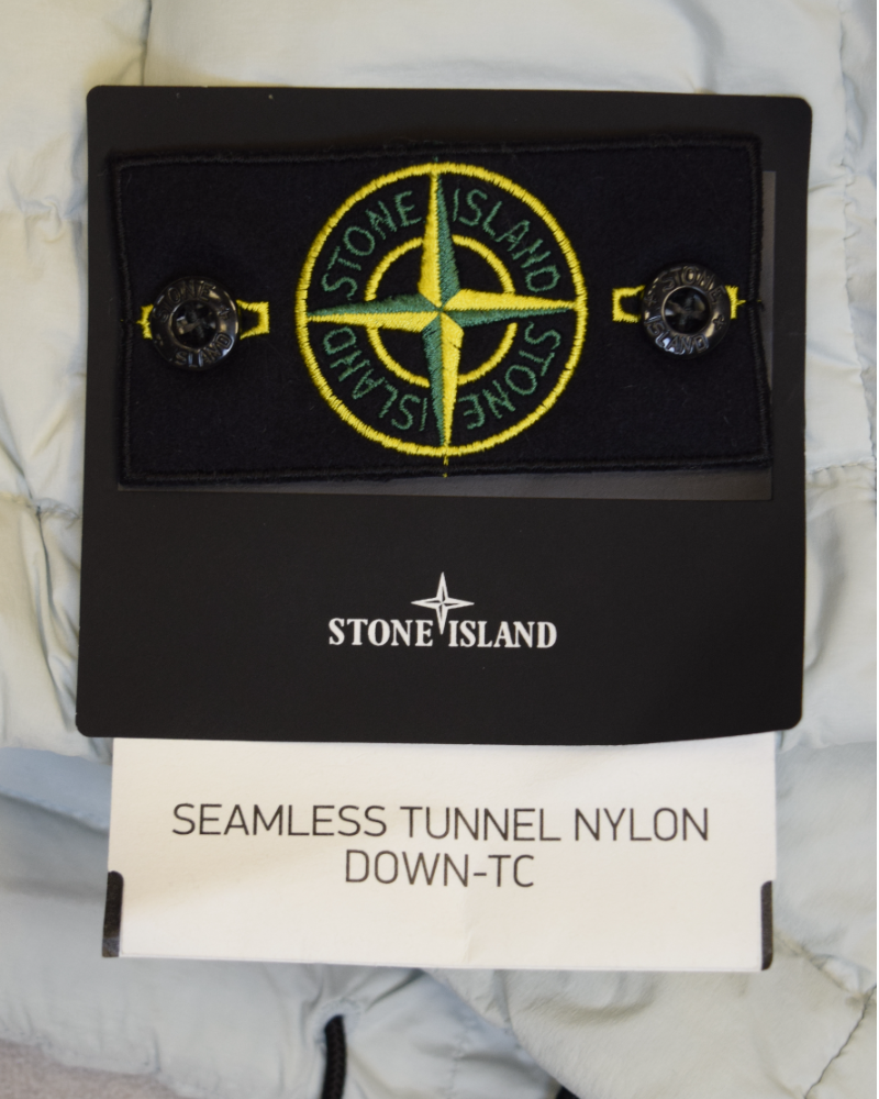 Stone Island Seamless Tunnel Down TC Gilet Light Blue detail view