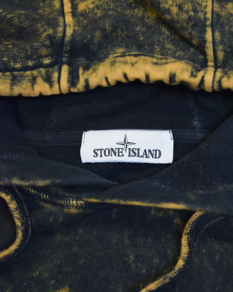 Stone Island OVD Hoodie Black detail view