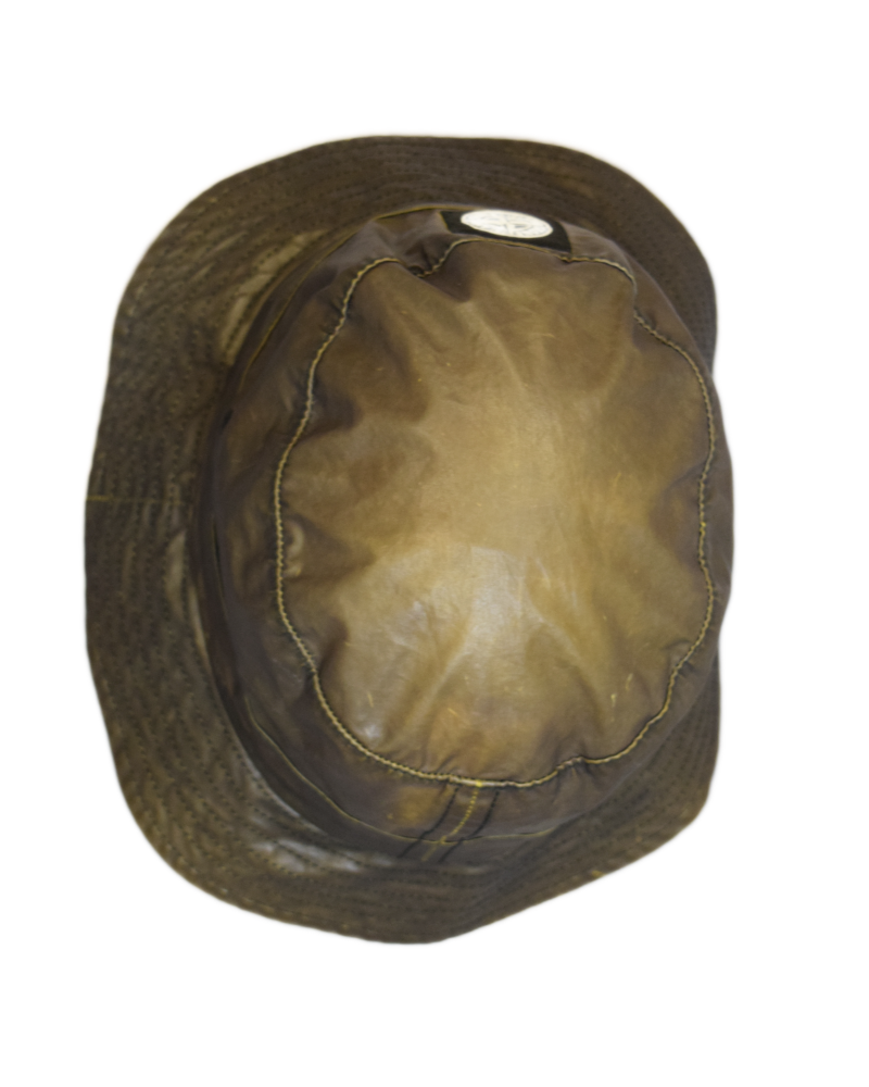 Stone Island X Supreme Heat Reactive Bucket Hat Green/ Yellow detail view