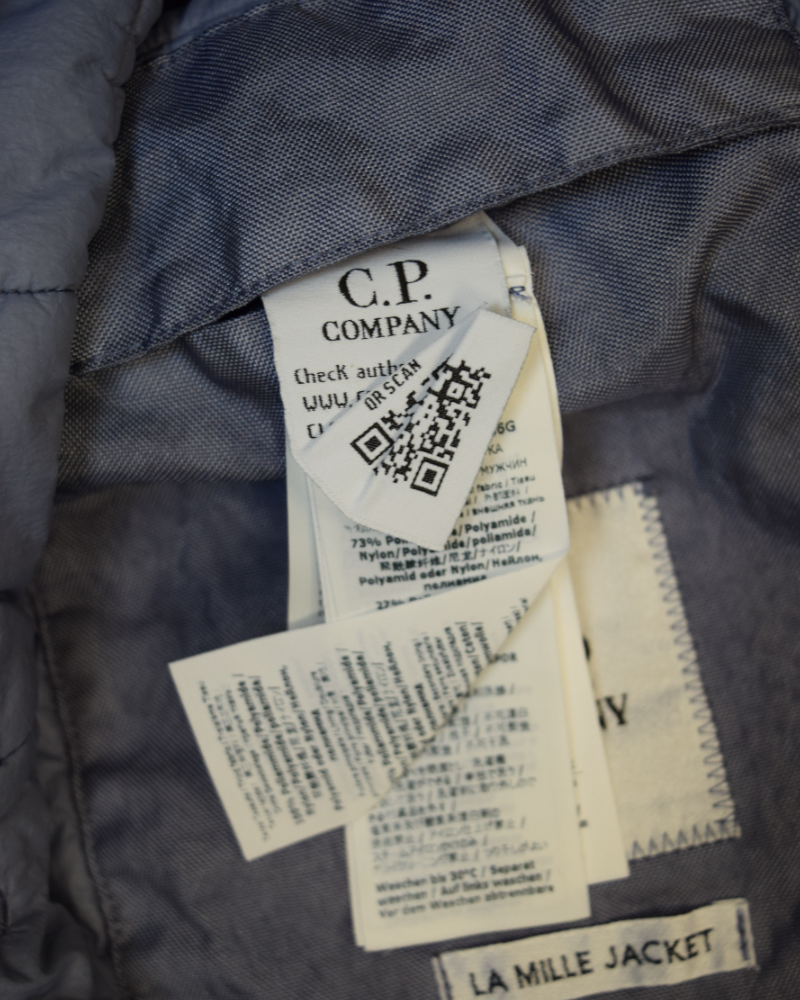C.P Company P.RI.S.M La Mille Jacket Blue detail view
