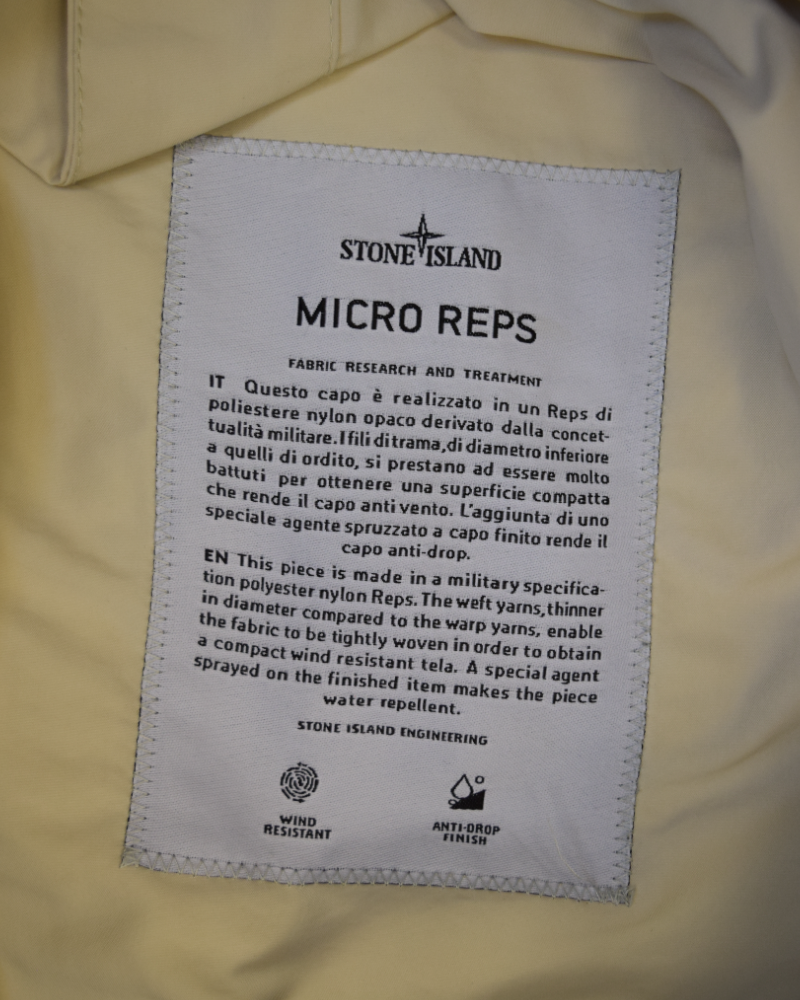 Stone Island Micro Reps Parka Cream detail view