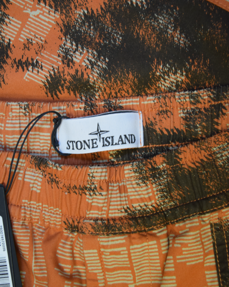 Stone Island Earth Mapping Camo Cargos Camo detail view