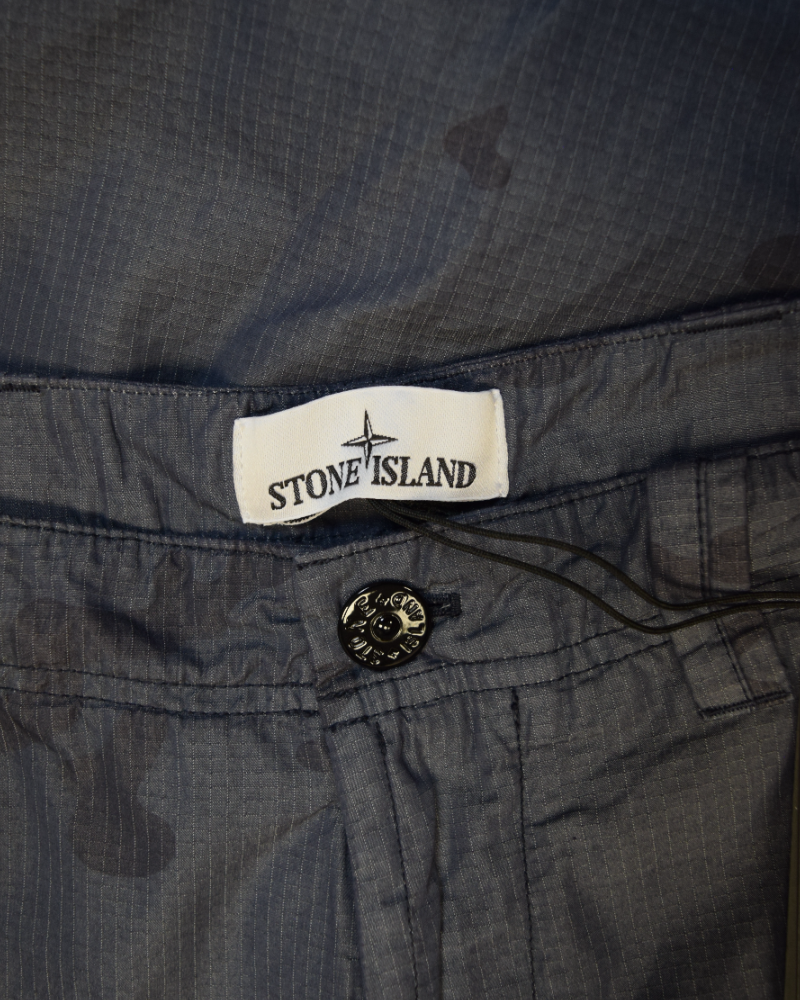 Stone Island Faded Camo Cargos Blue detail view