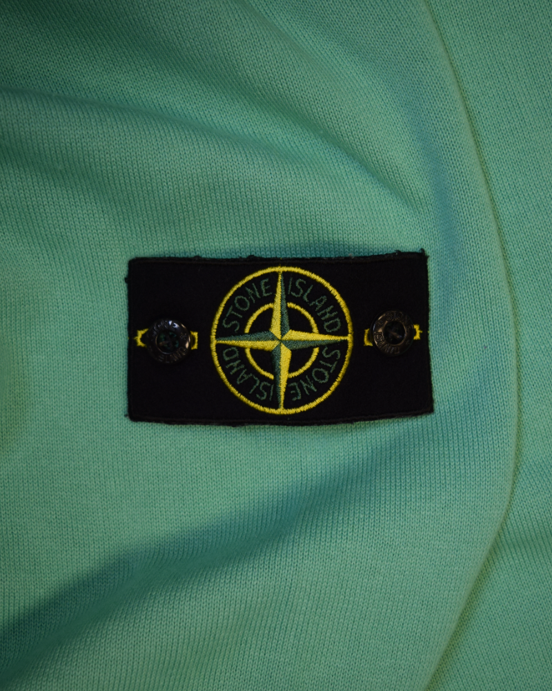Stone Island Lightweight Knit Turqoise detail view