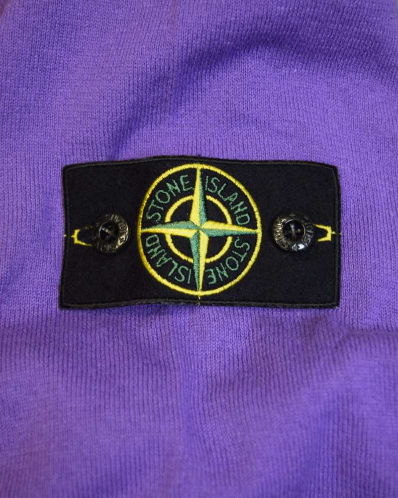 Stone Island Lightweight Knit Purple detail view