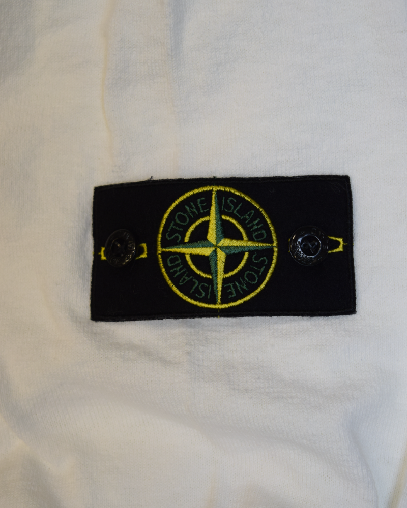 Stone Island Lightweight Knit White detail view