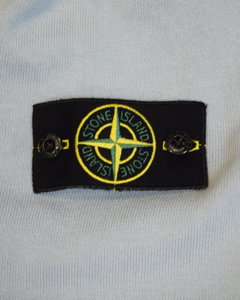 Stone Island Lightweight Knit Light Blue detail view