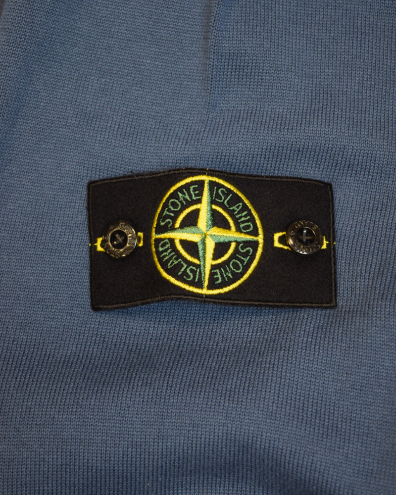 Stone Island Lightweight Knit Blue detail view