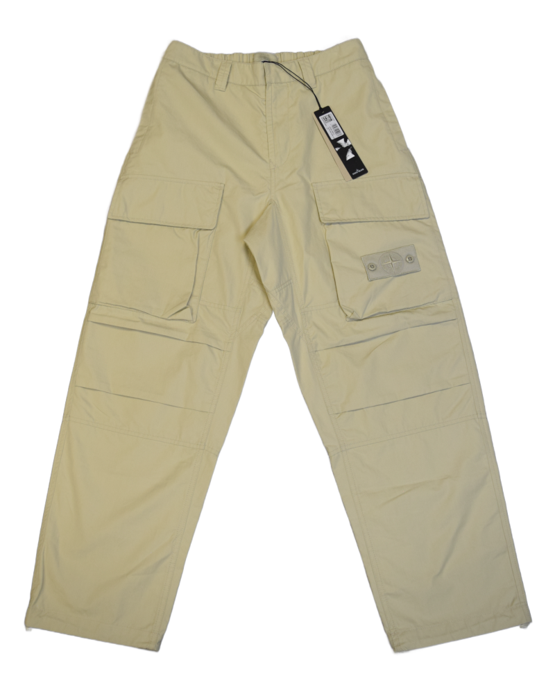 Stone Island Ghost Cargos Cream front view