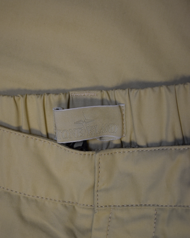 Stone Island Ghost Cargos Cream detail view