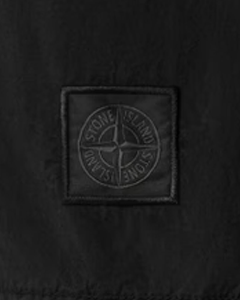 Stone Island Nylon Smerigliato_S.I. Ghost Swim Shorts Black