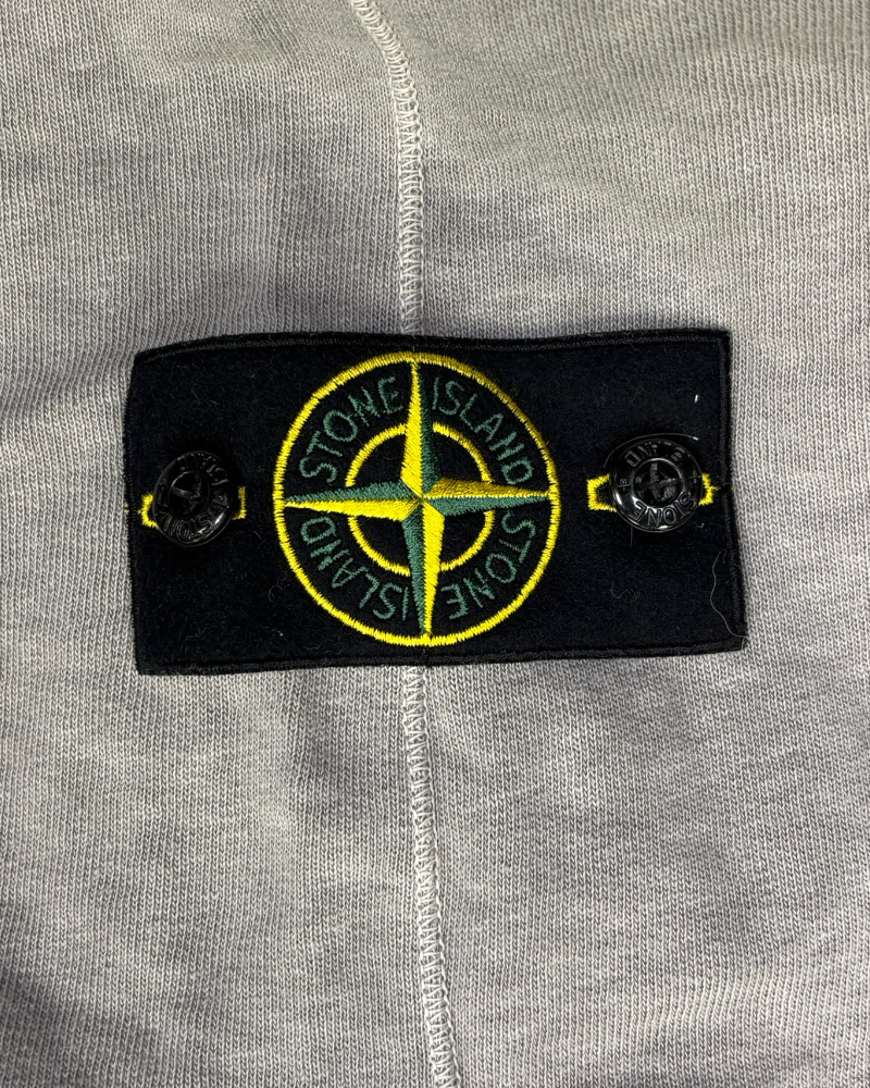 Stone Island Cuffed Joggers Grey detail view