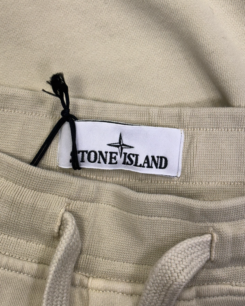 Stone Island Cuffed Joggers Yellow detail view