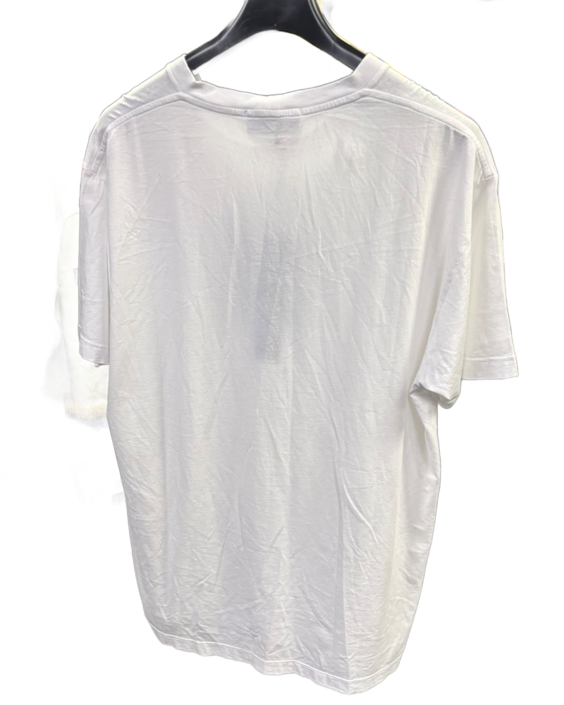 Stone Island Centre Print T-Shirt White back view