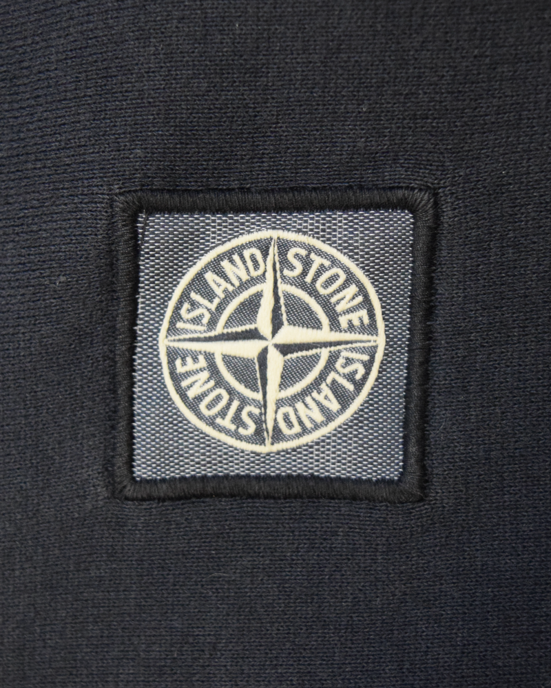 Stone Island Patch Project Hoodie Navy Blue detail view