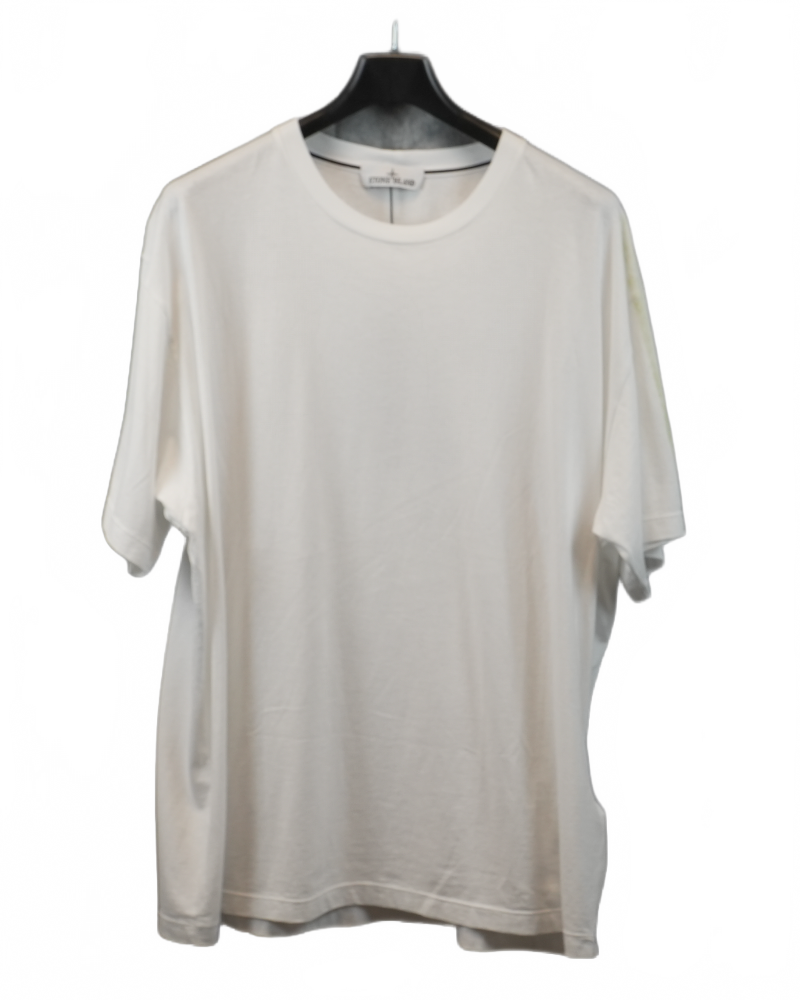 Stone Island Shoulder Print T-Shirt White front view