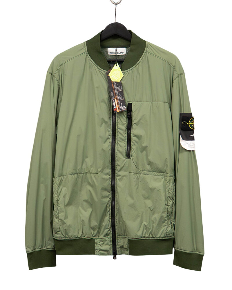 Stone Island Skin Touch Nylon-TC With Polartec Alpha Technology Jacket Green