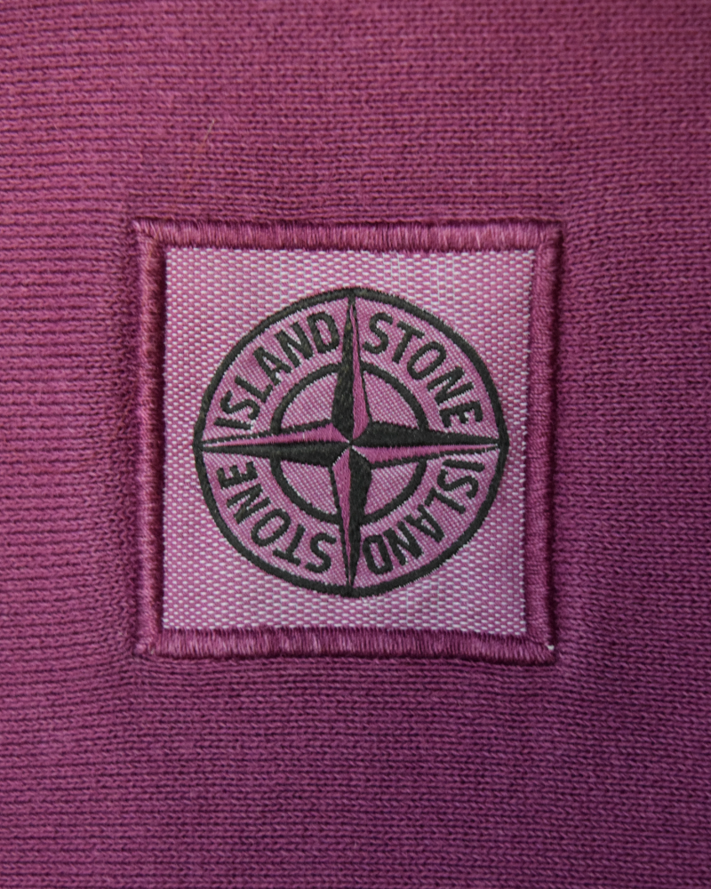 Stone Island Patch Project Crewneck Sweater Purple detail view